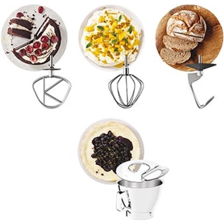 Kenwood Titanium Chef XL KVL65.001WH Køkkenmaskine Hvid